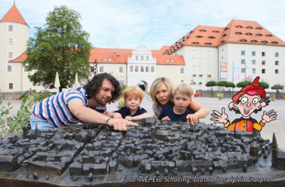 Familienzeit im Erzgebirge - mit TATOCK durch die Region (Foto: TVE, Eva Schalling; Illustration: Sylvia Graupner))