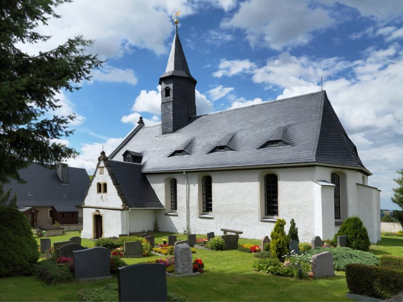 Dorfkirche Dittersdorf (Foto Stadt Glashuette)