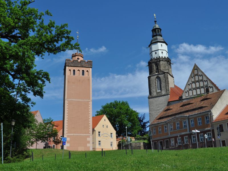 Roter Turm und Hauptkirche St. Marien (Foto Stadtverwaltung Kamenz) Roter Turm und Hauptkirche St. Marien (Foto Stadtverwaltung Kamenz)