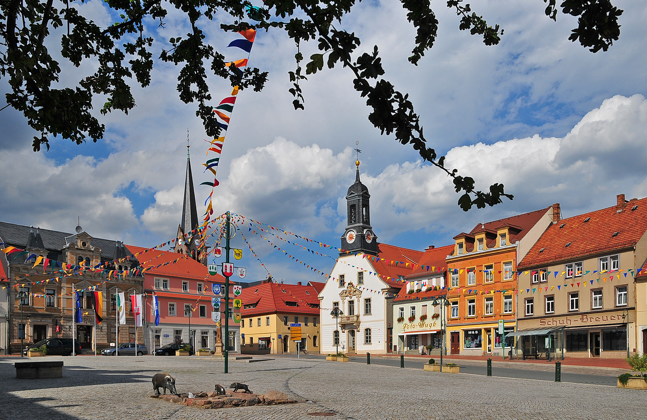 Wilsdruffer Marktplatz (Bild: Foto Kahle)